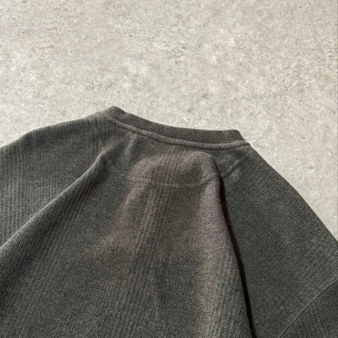 90s USA製 フィールドマスター ヘンリーネックロンT カーキ XLサイズ