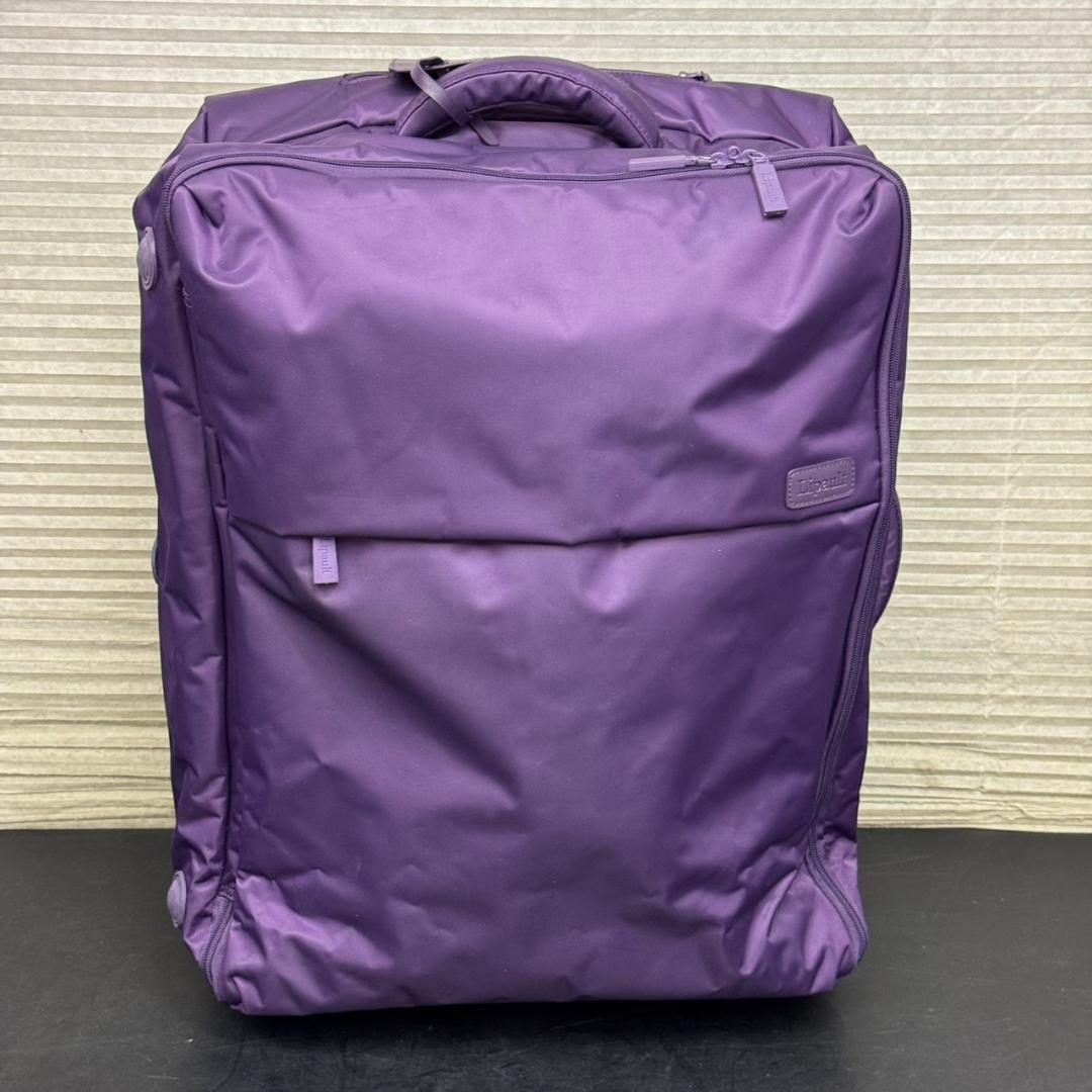 ☆Lipault　リポー　キャリーバッグ　スーツケース　紫　折りたたみ