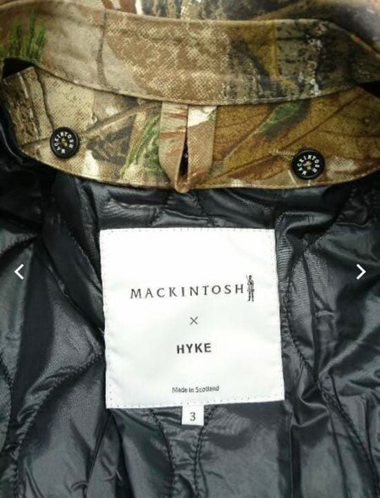 Macintosh×HYKE ハイクマッキントッシュハイク　チェスターコート