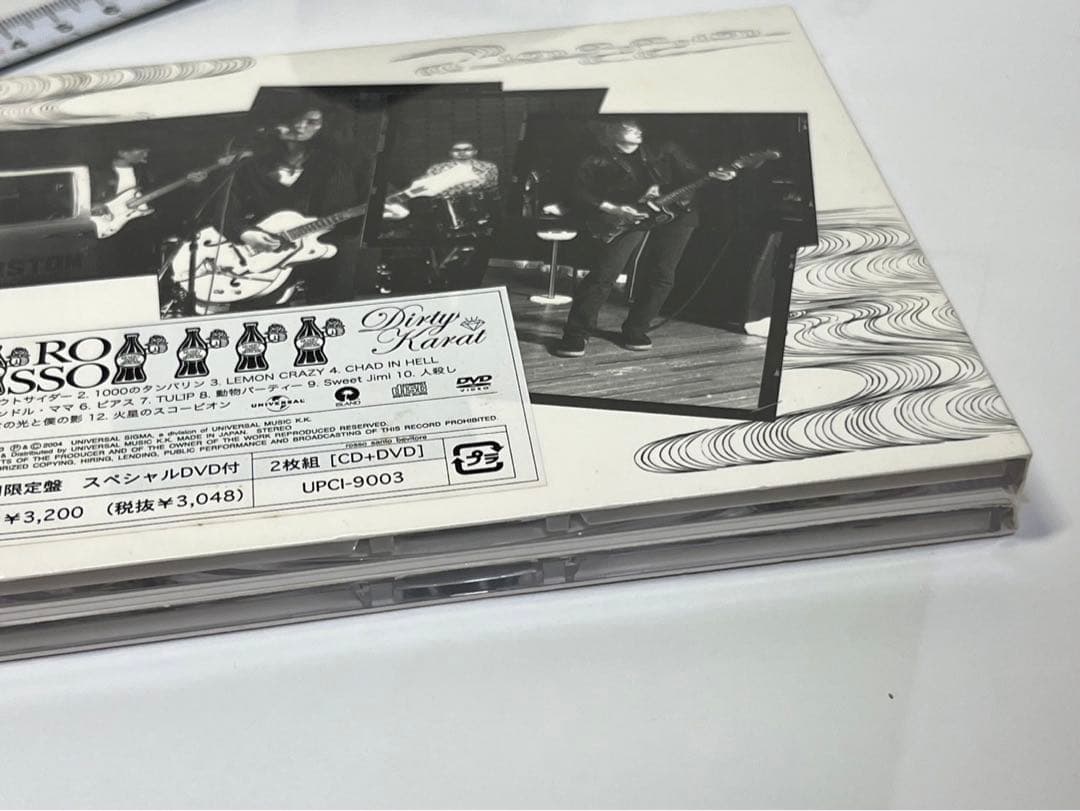 チバユウスケ　ROSSO ロッソ　dirty karat ダーティ　初回限定盤