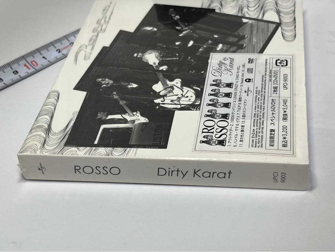 チバユウスケ　ROSSO ロッソ　dirty karat ダーティ　初回限定盤