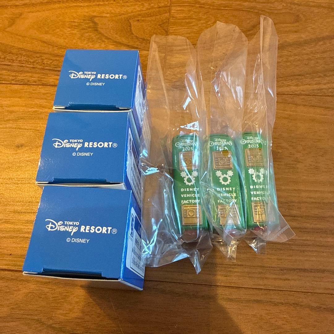 ディズニー クリスマス 2025 ビークルファクトリー 全3種 コンプ トミカ