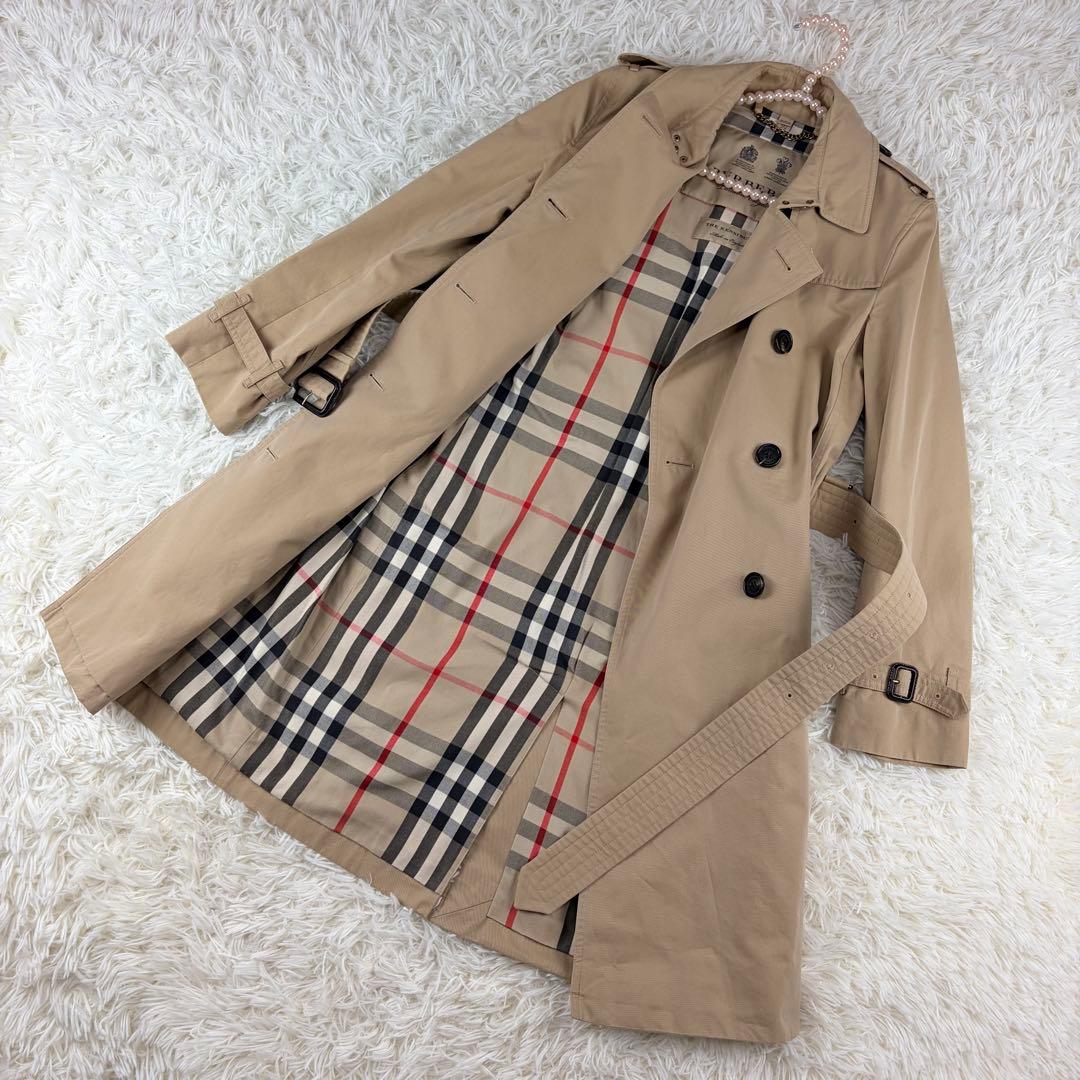 【現行　美品】英国製 BURBERRY ケンジントントレンチコート 38