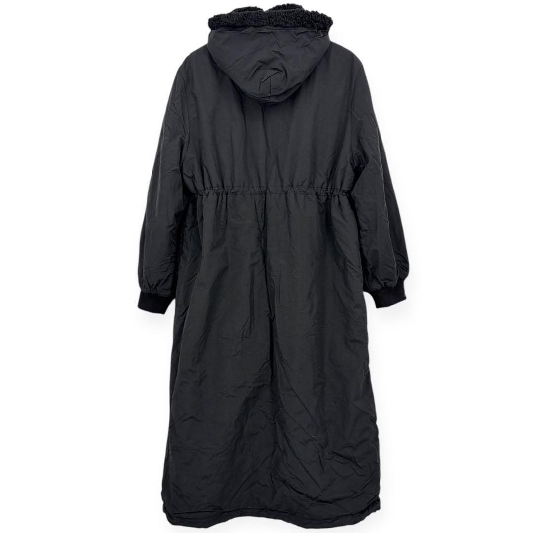 新品 funda mine 4WAY ボア ロング コート リバーシブル フード