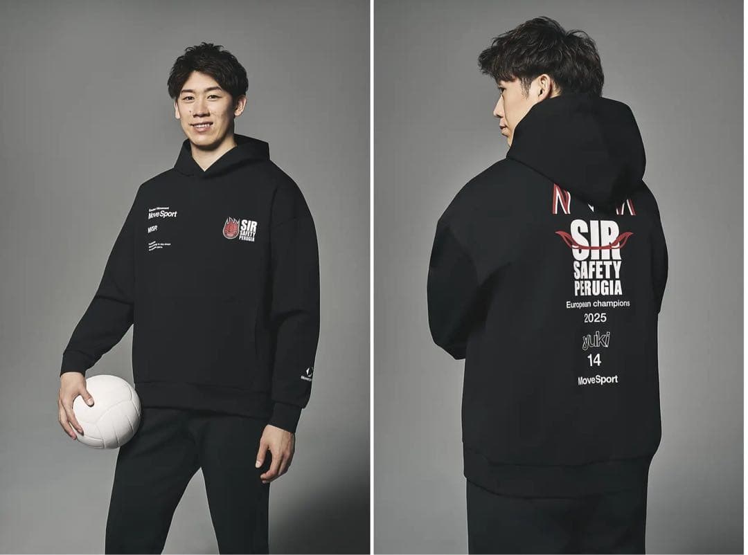 石川祐希　デサント　ペルージャ　コラボスウェットシャツ　パーカー