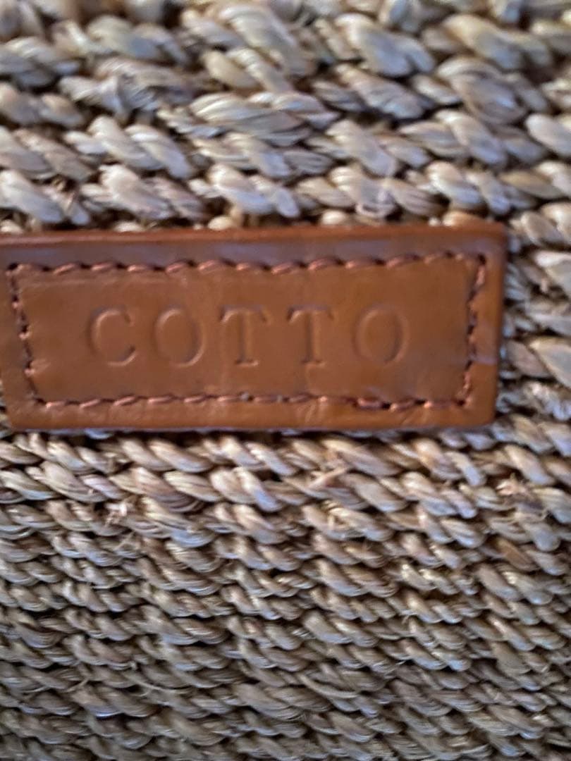 COTTO/ABACAカゴバッグ
