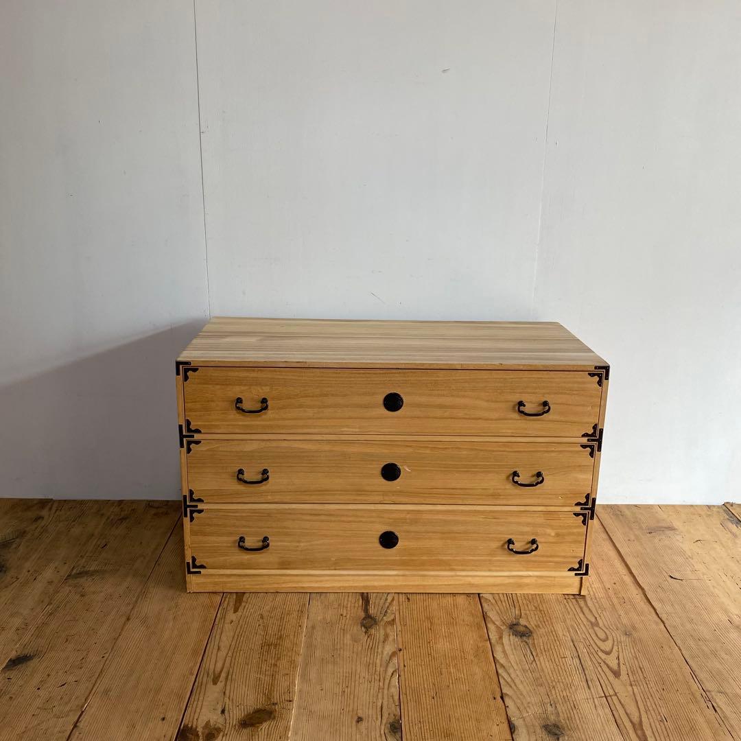 ヴィンテージ 桐箪笥 チェスト 箪笥 ローボード テレビ台 昭和レトロy79