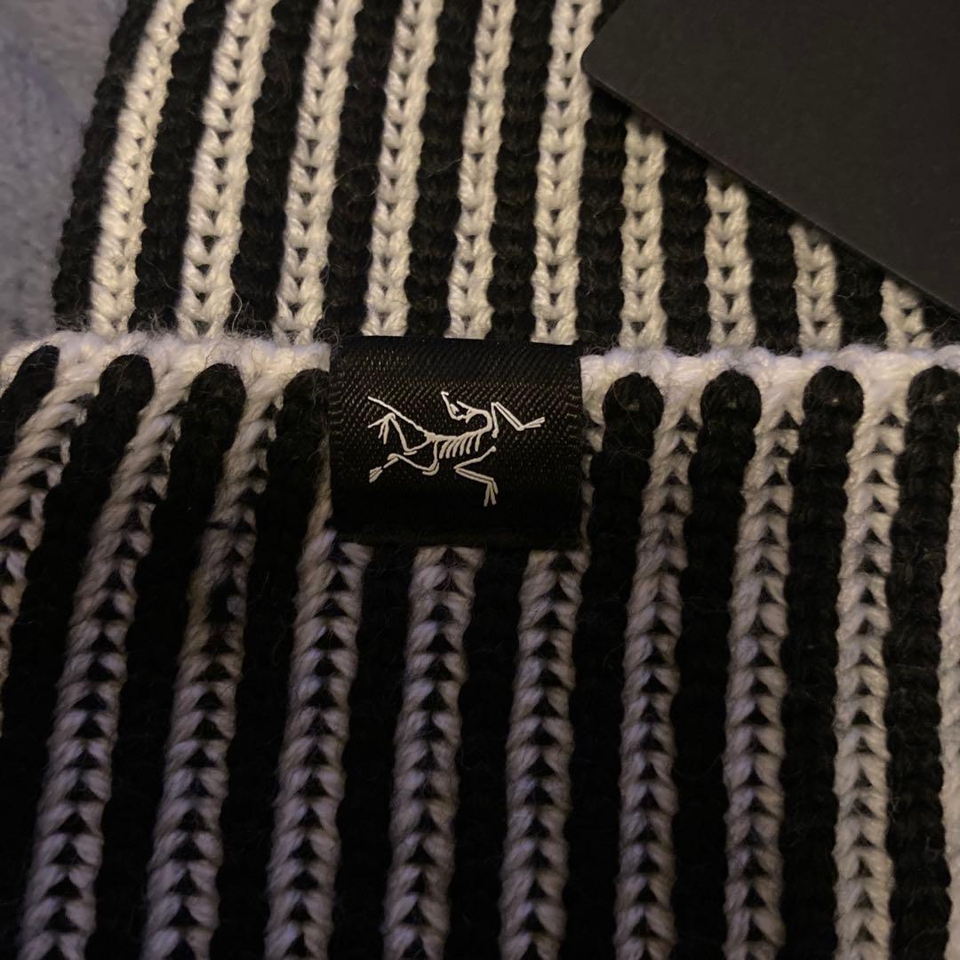 ARC'TERYX リブ編みトーク ブラック　新作