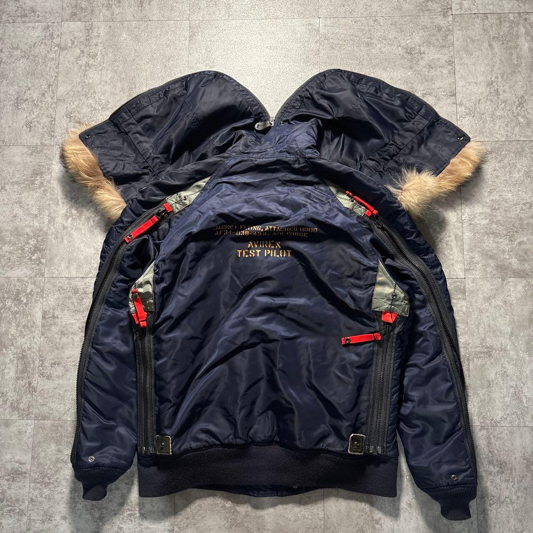 ジャケット・アウター 00s avirex n-2b flight jacket navy 2xl