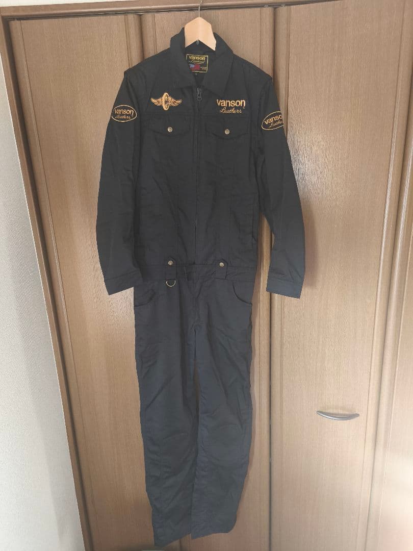 vansonバンソン　つなぎ　XL　ツナギ　オールインワン試着のみ