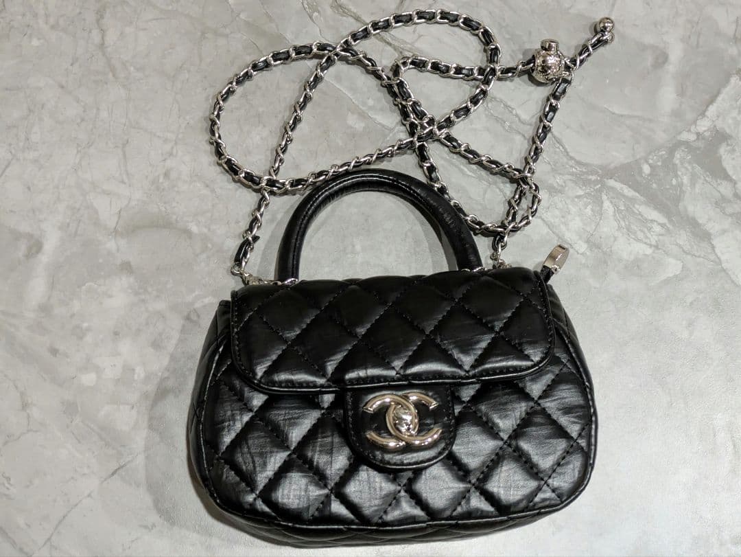 Chanel ブラック キルティング ショルダーバッグ　ノベルティ　非売品