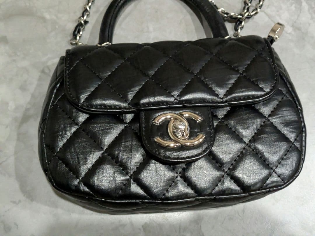 Chanel ブラック キルティング ショルダーバッグ　ノベルティ　非売品