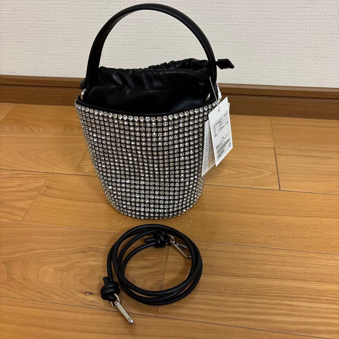 新品・未使用　ユナイテッドアローズ　ストーン装飾 バケットバッグ