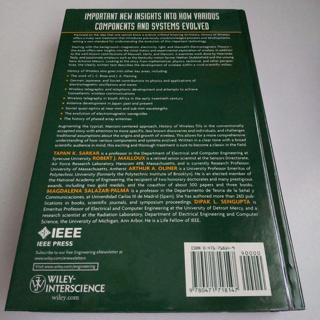 洋書 History of Wireless