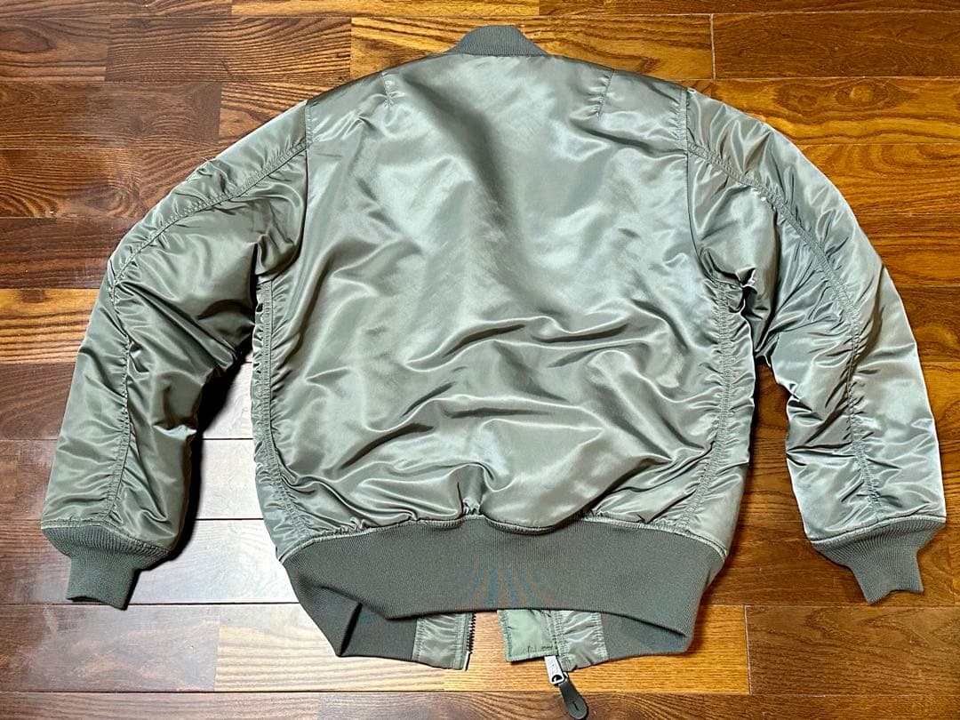 美品 アルファ ALPHA 417 EDIFICE別注 50s MA-1