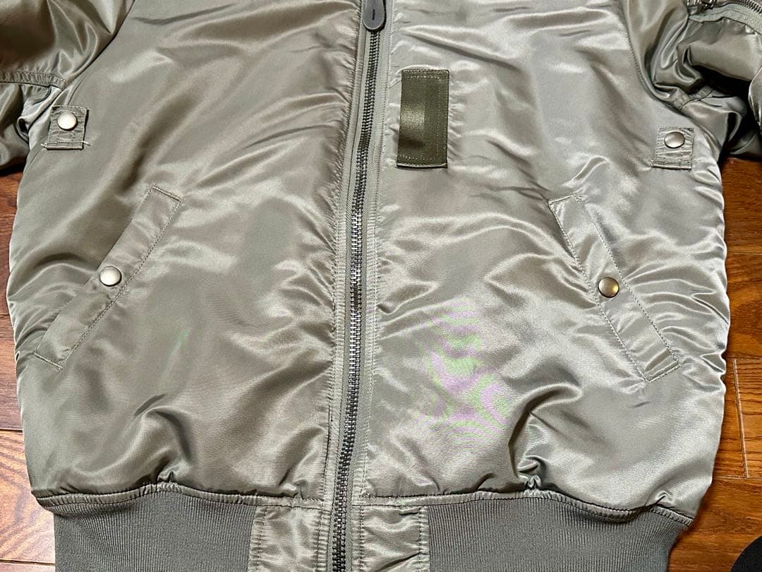 美品 アルファ ALPHA 417 EDIFICE別注 50s MA-1