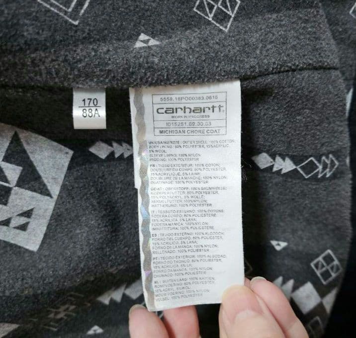 Carhartt michigan chore coat 　チョアコート　 S