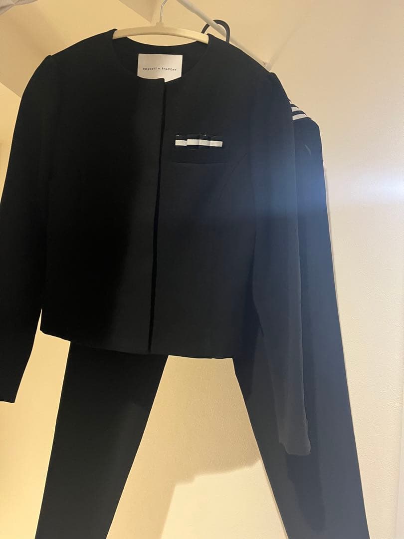 【美品】BORDERS at BALCONY　セットアップ　オケージョン　36
