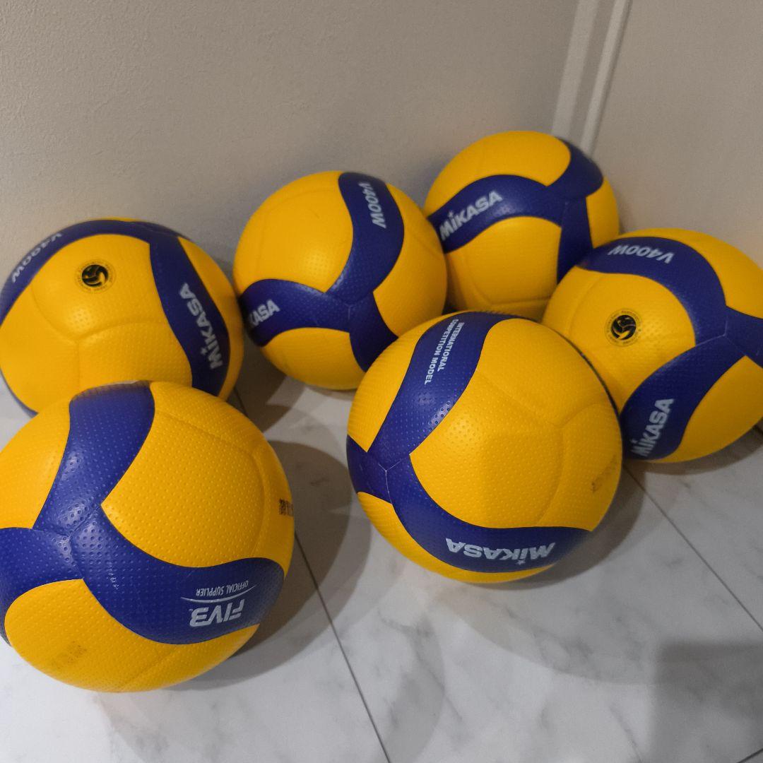 Mikasa バレーボール V400W 6個セット