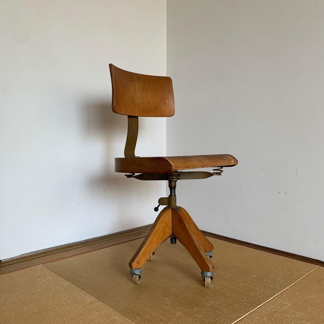 ワークチェア デスクチェア アンティーク ビンテージ インダストリアル