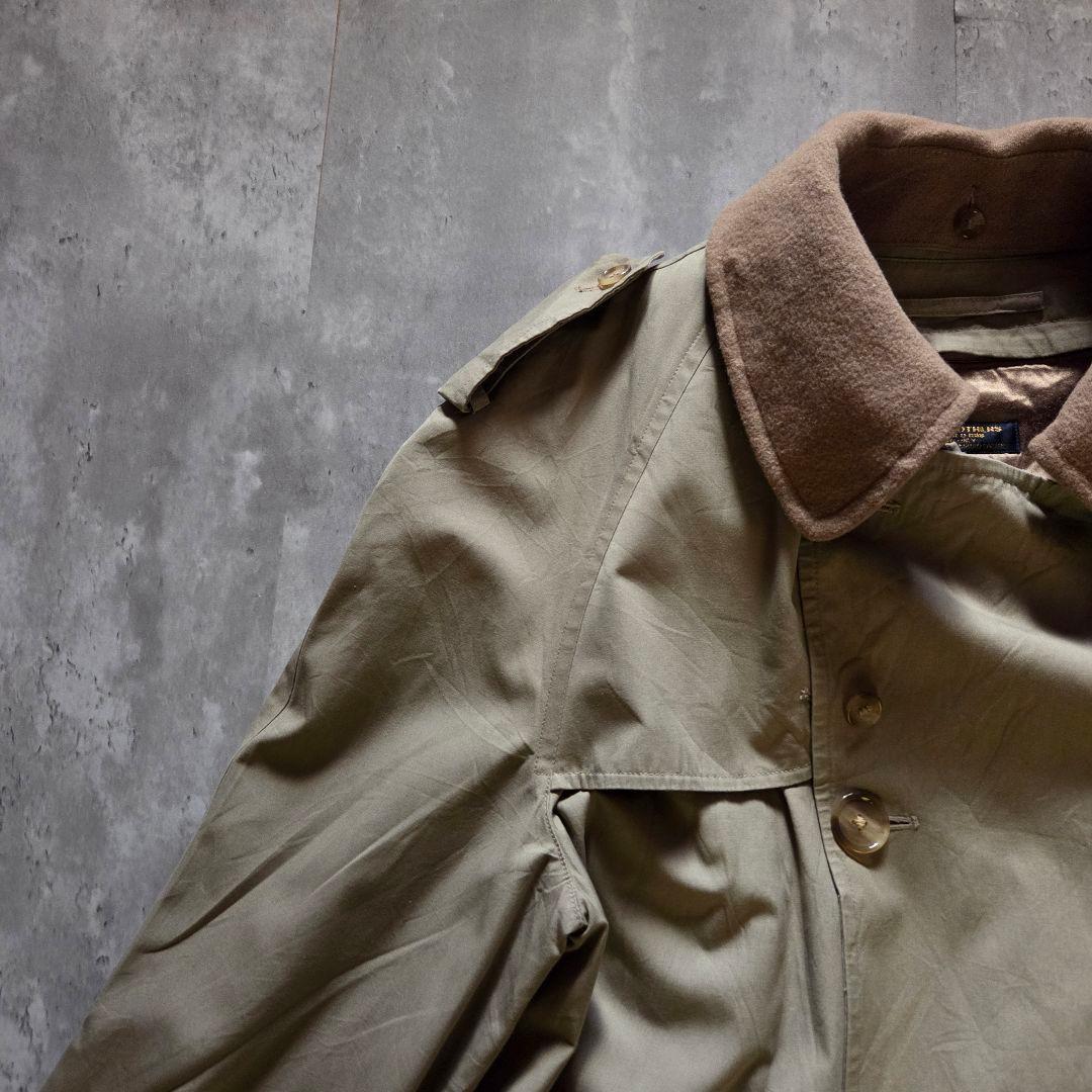 名品vintage古着80sBrooksBrothers3wayトレンチコート