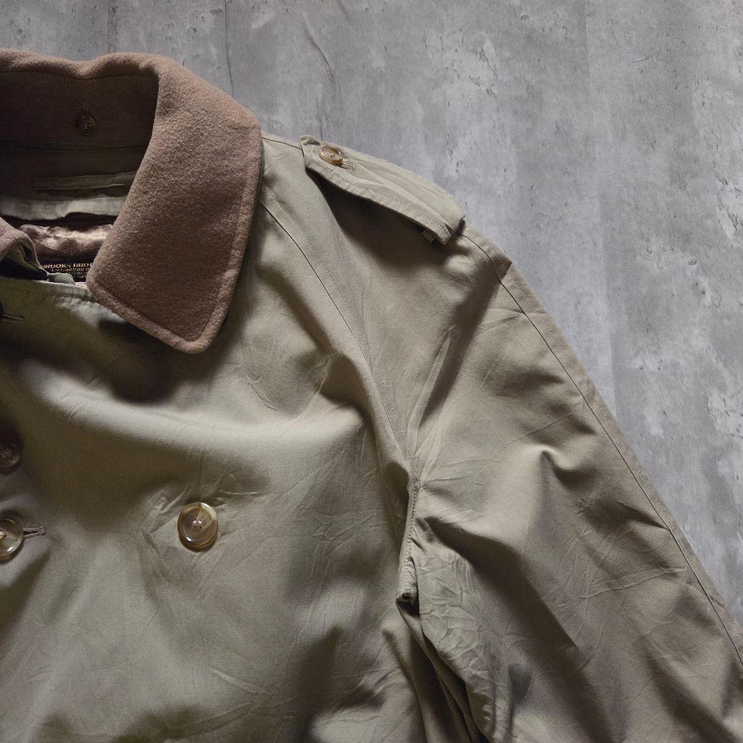 名品vintage古着80sBrooksBrothers3wayトレンチコート