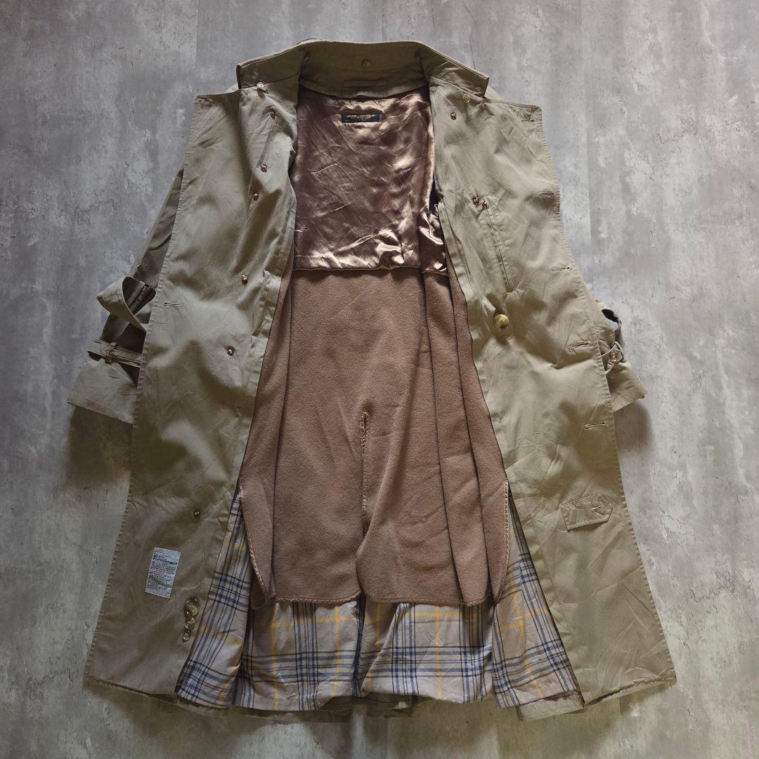 名品vintage古着80sBrooksBrothers3wayトレンチコート