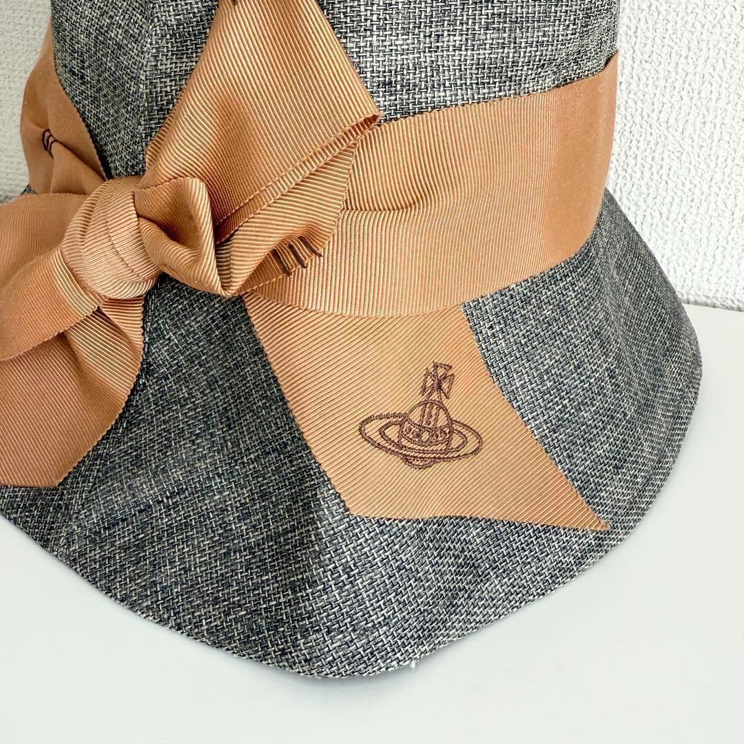 Vivienne Westwood リボン バケットハット 帽子 オーブ>