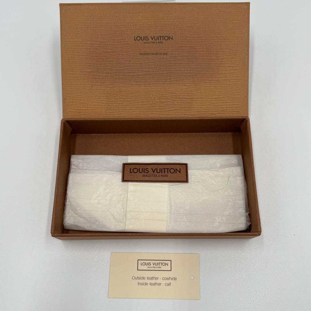 美品 ルイヴィトン 4連キーケース グラセ ミュルティクレ 濃黒茶