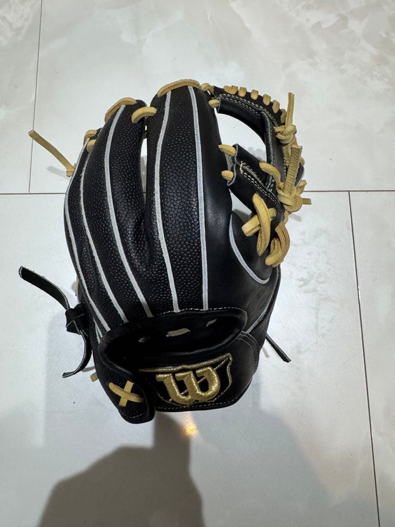 Wilson 軟式グローブ 黒/金
