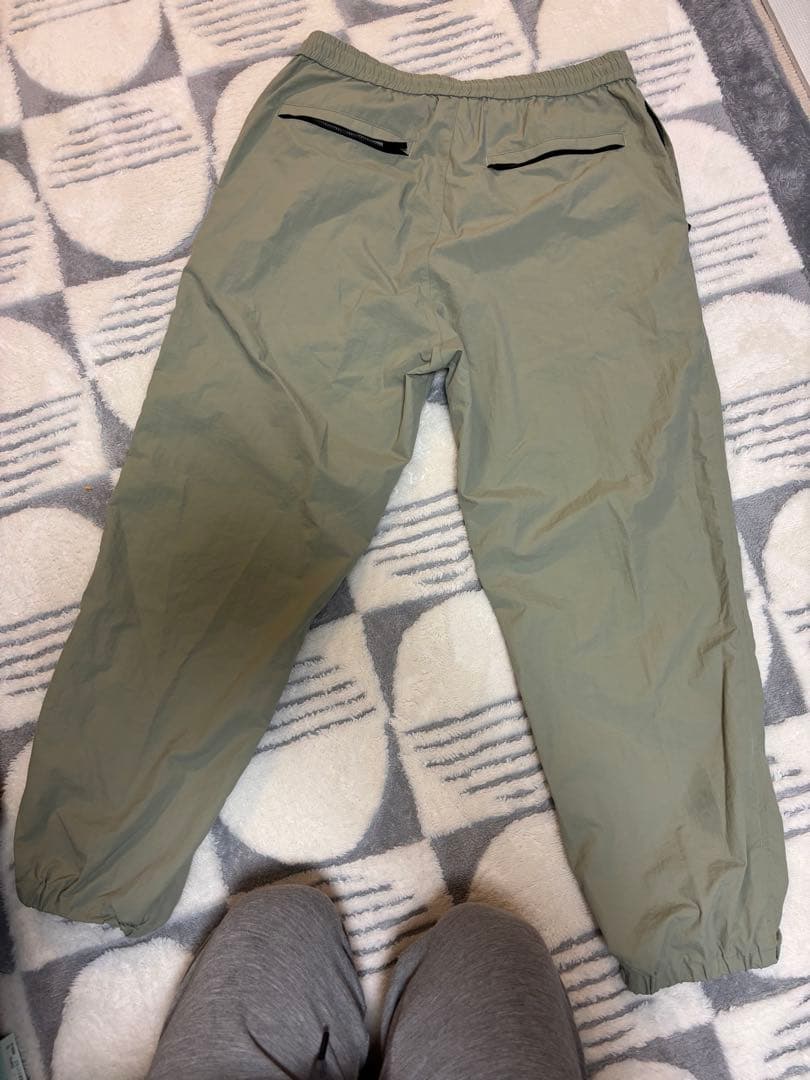 Ennoy NYLON パンツ　シャカパン　シャカシャカ　Sage Lサイズ