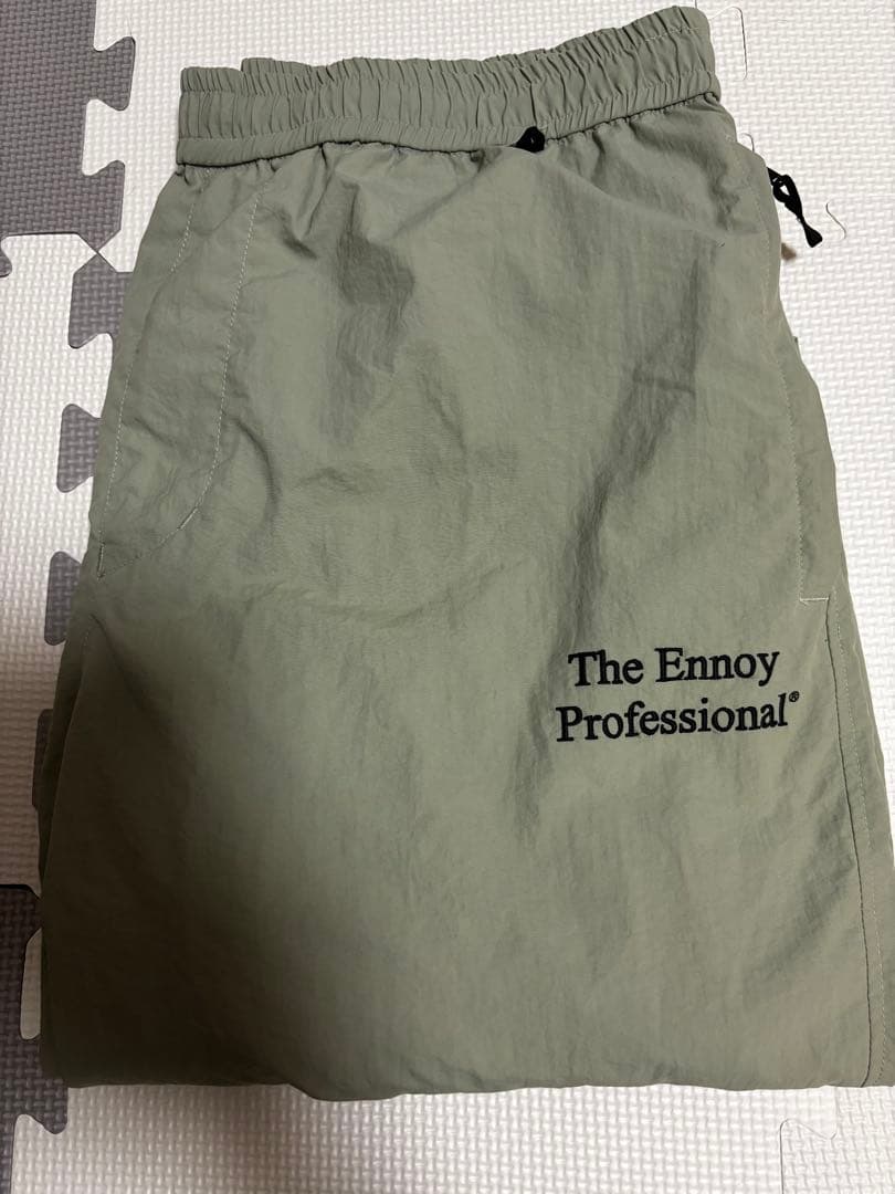 Ennoy NYLON パンツ　シャカパン　シャカシャカ　Sage Lサイズ