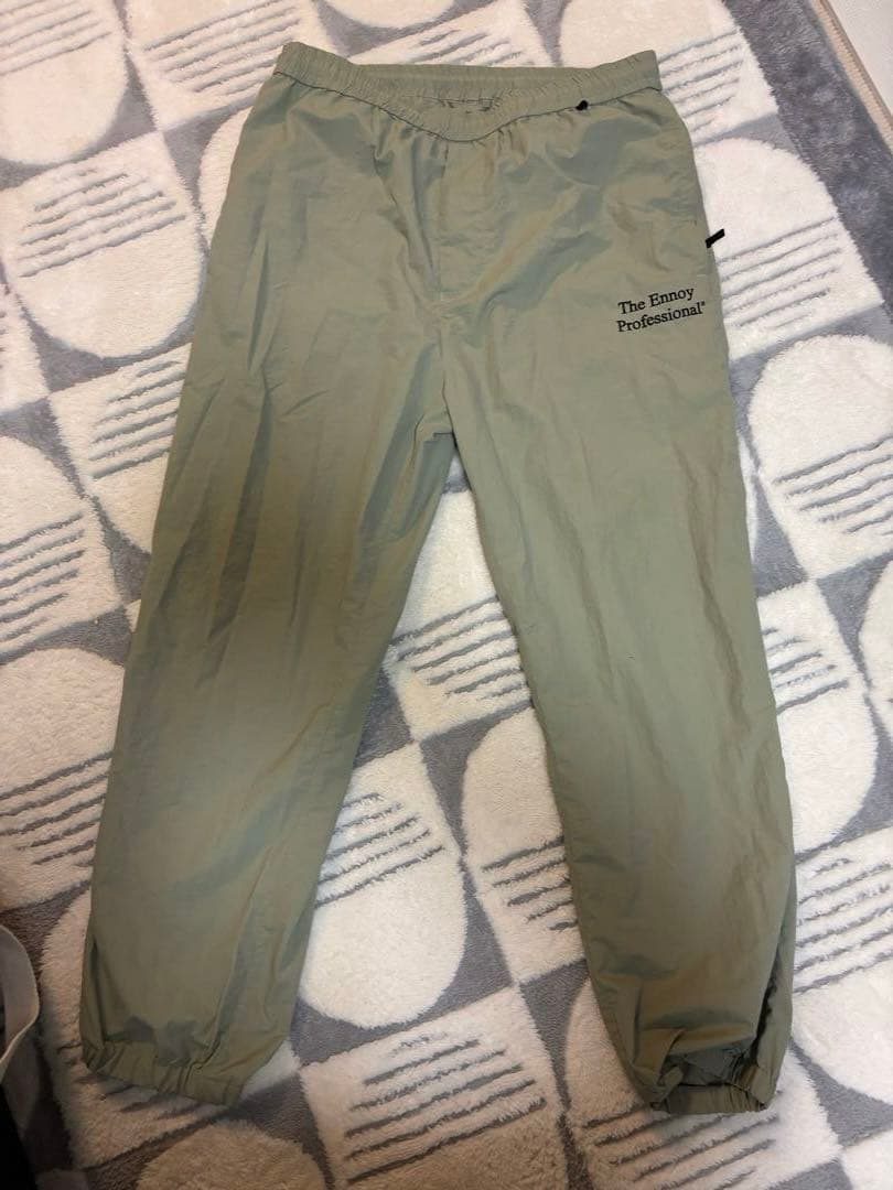 Ennoy NYLON パンツ　シャカパン　シャカシャカ　Sage Lサイズ