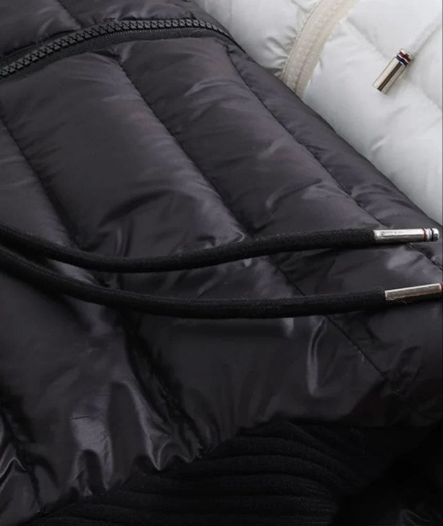 【IVY golf】フーディーパッチアンバーダウンジャケット（ブラック）