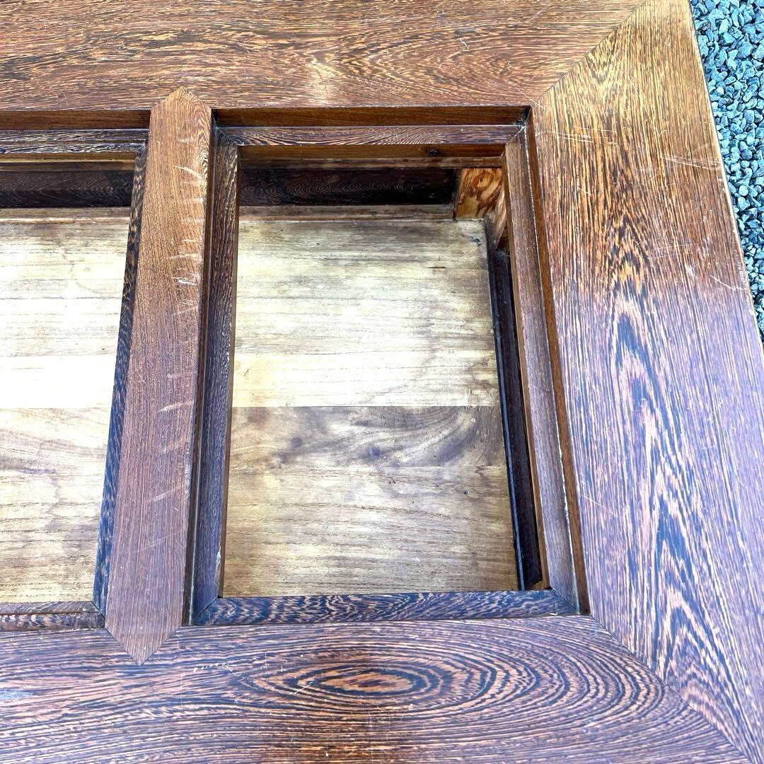 アイキーです。囲炉裏テーブル　昭和レトロ　火鉢　古民家家具　希少