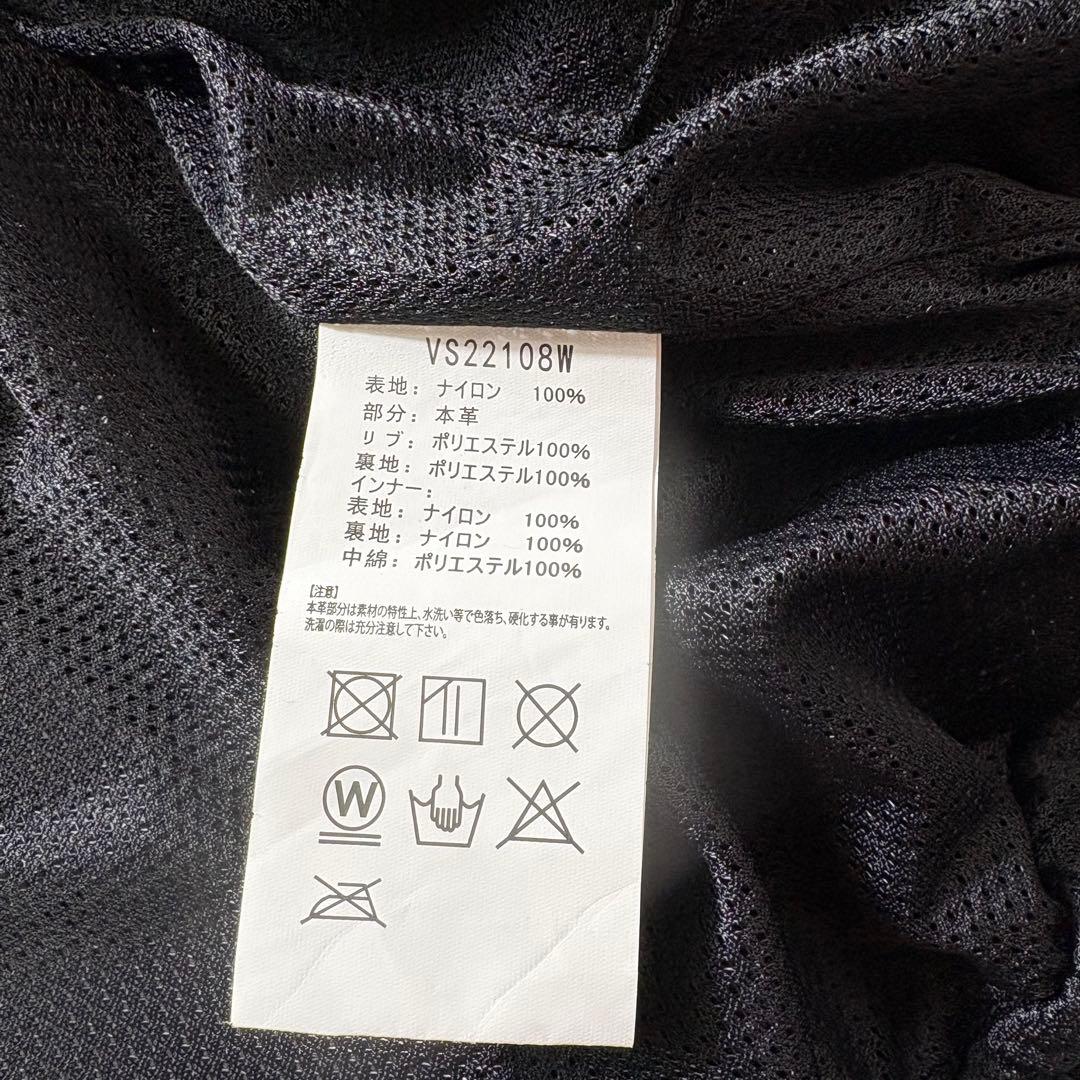 【美品・3way】VANSON　MA-1　ライダースジャケット　ブラック M