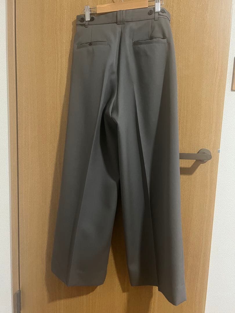 パンツ YOKE 25AW 3pleated Wide-leg Trousers