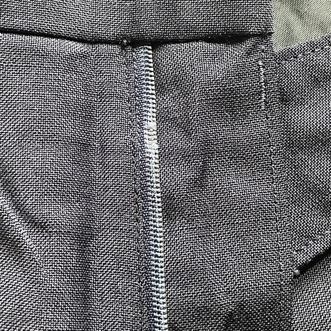 90s Dior モヘアレーヨン混 ブラックスラックス【W33】