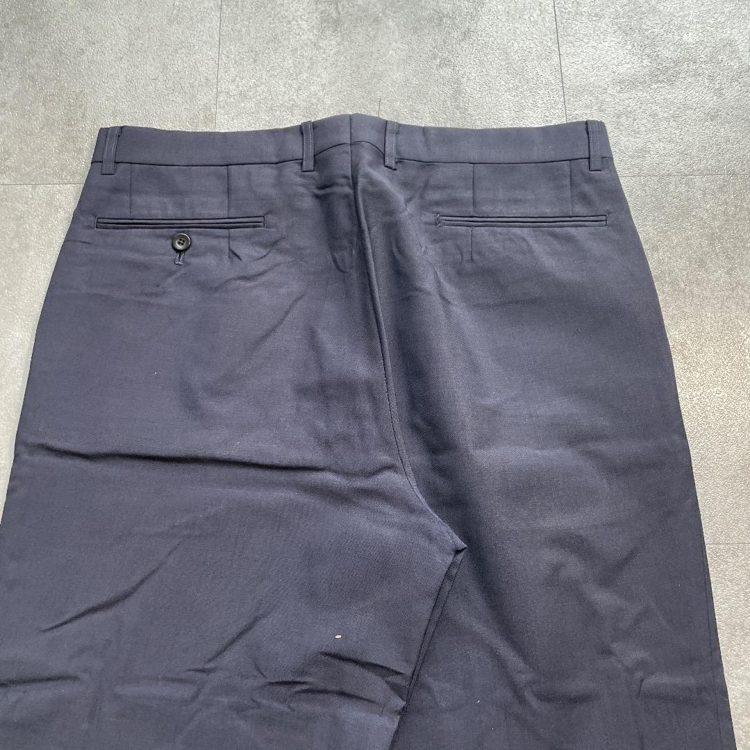 90s Dior モヘアレーヨン混 ブラックスラックス【W33】