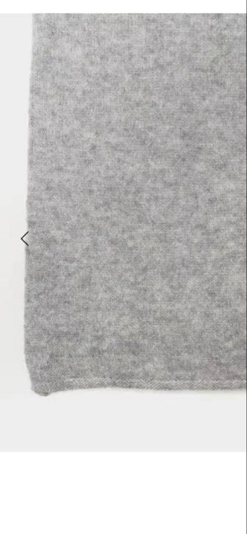 大判ストール（未使用）カシミア100% グレー