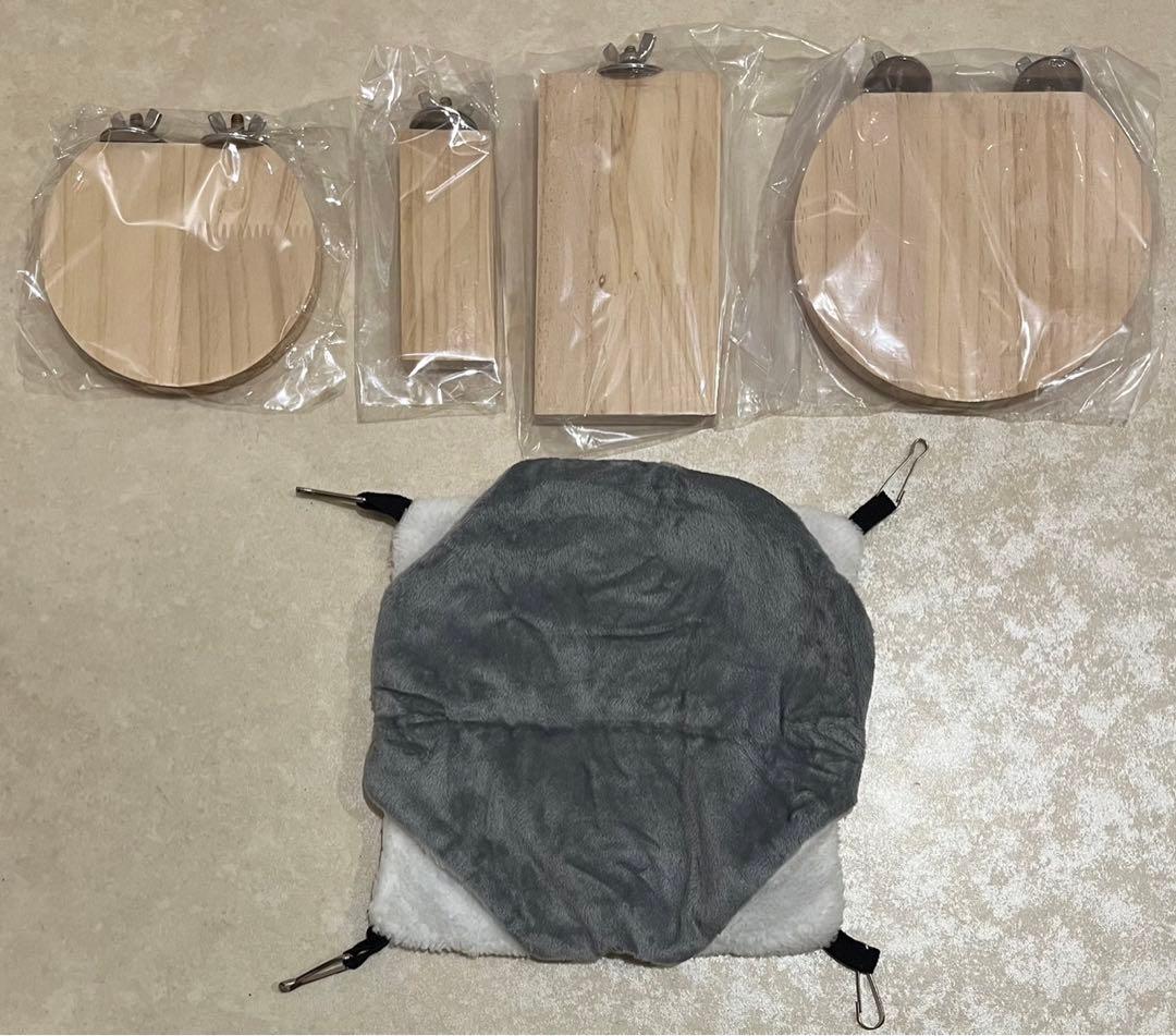 アクリルケージバードケージ フクロモモンガ 小動物ハンモック120cm 360度