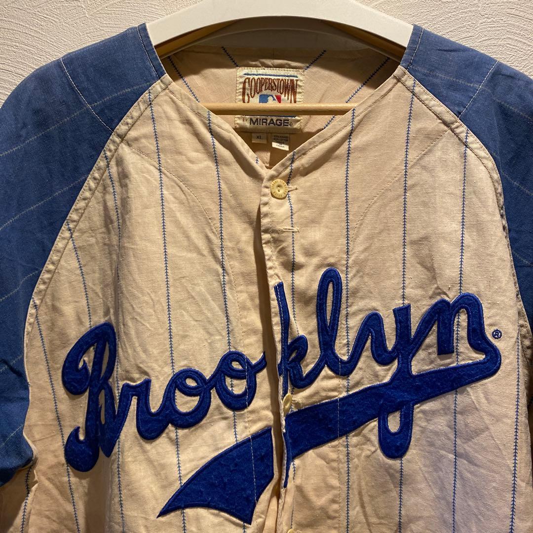 希少　90s Cooperstownブルックリンドジャース ベースボールシャツ