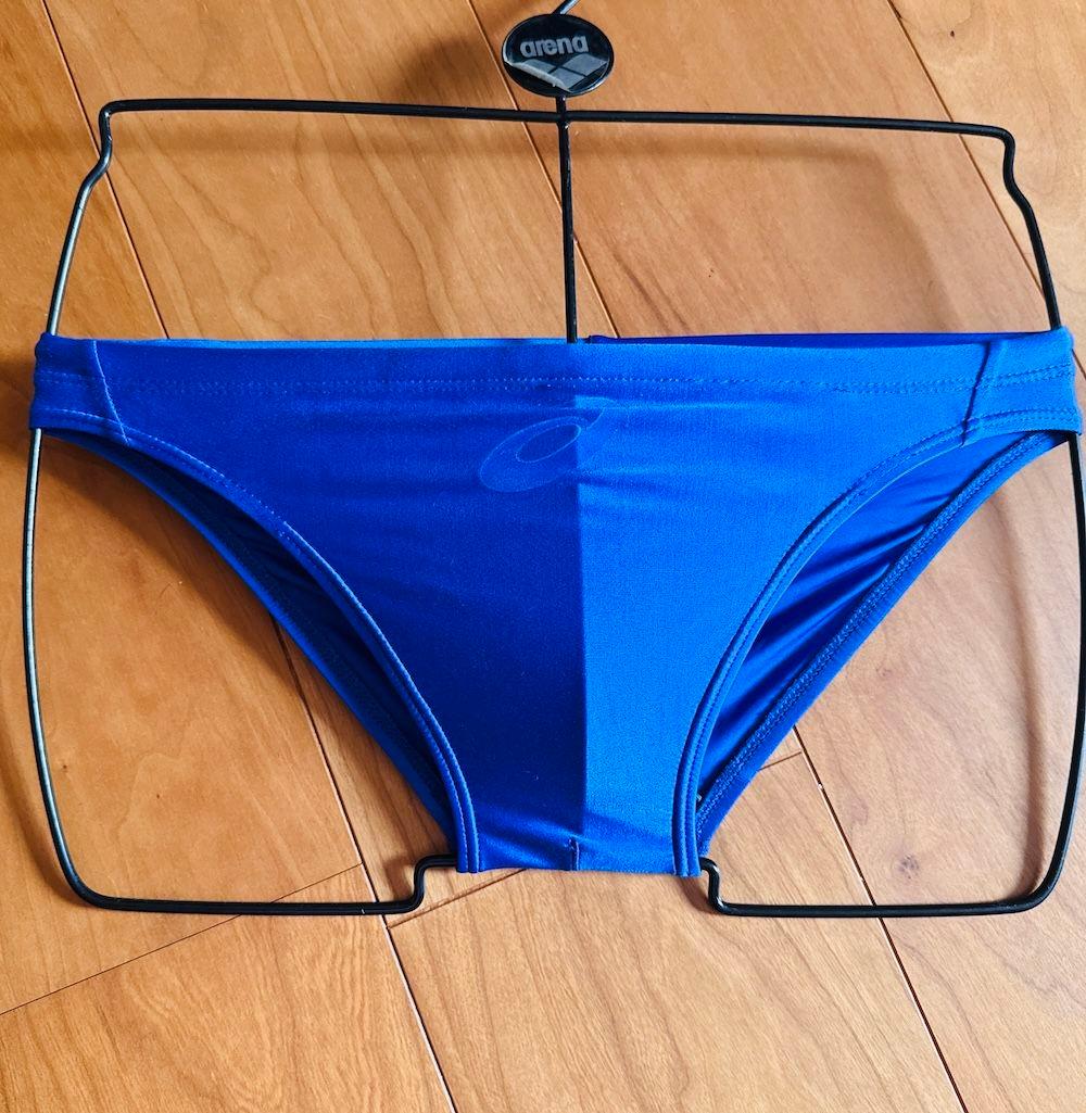 【美品】asics ハイドロCD ロイヤルブルー AMA87T Sサイズ 競パン