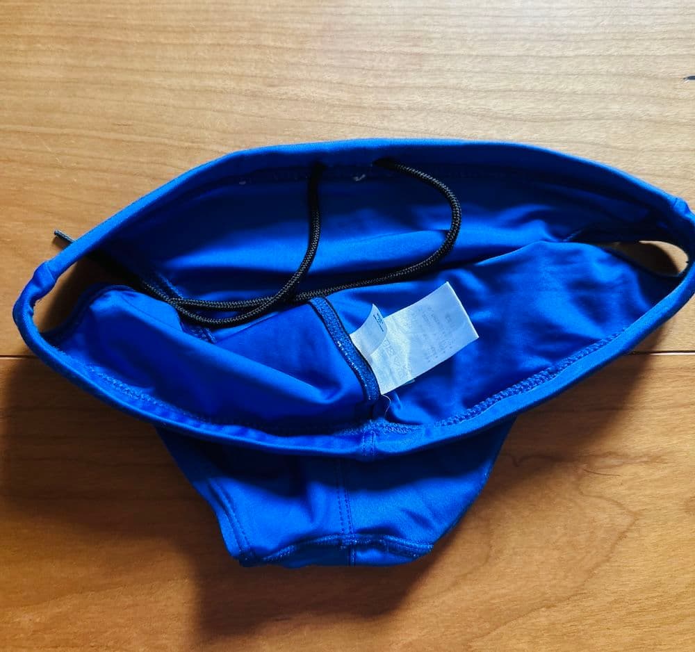 【美品】asics ハイドロCD ロイヤルブルー AMA87T Sサイズ 競パン