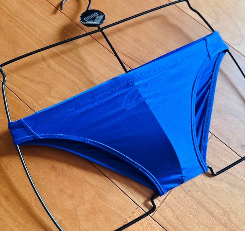 【美品】asics ハイドロCD ロイヤルブルー AMA87T Sサイズ 競パン