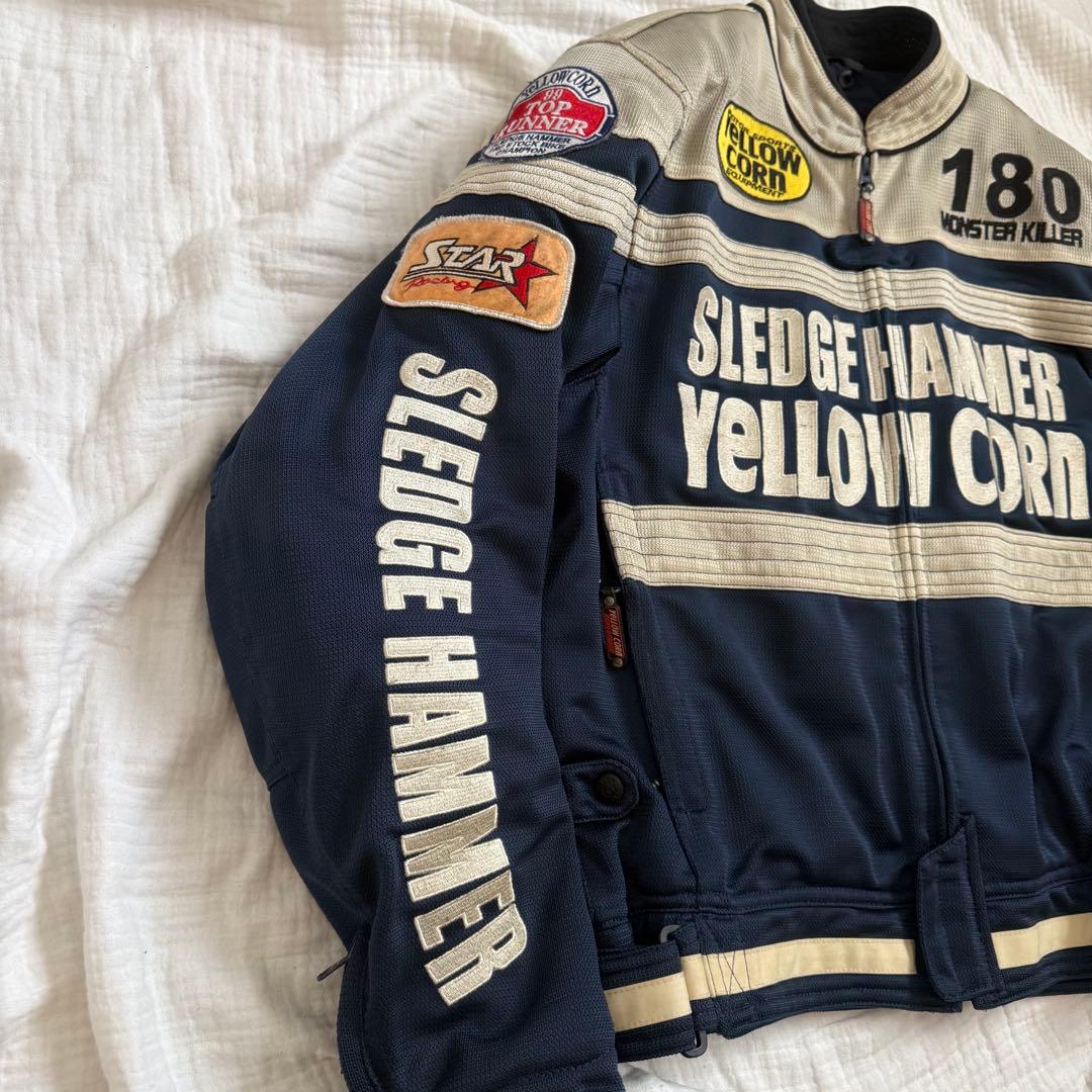 美品☆YeLLOW CORNメッシュバイクジャケット　3L