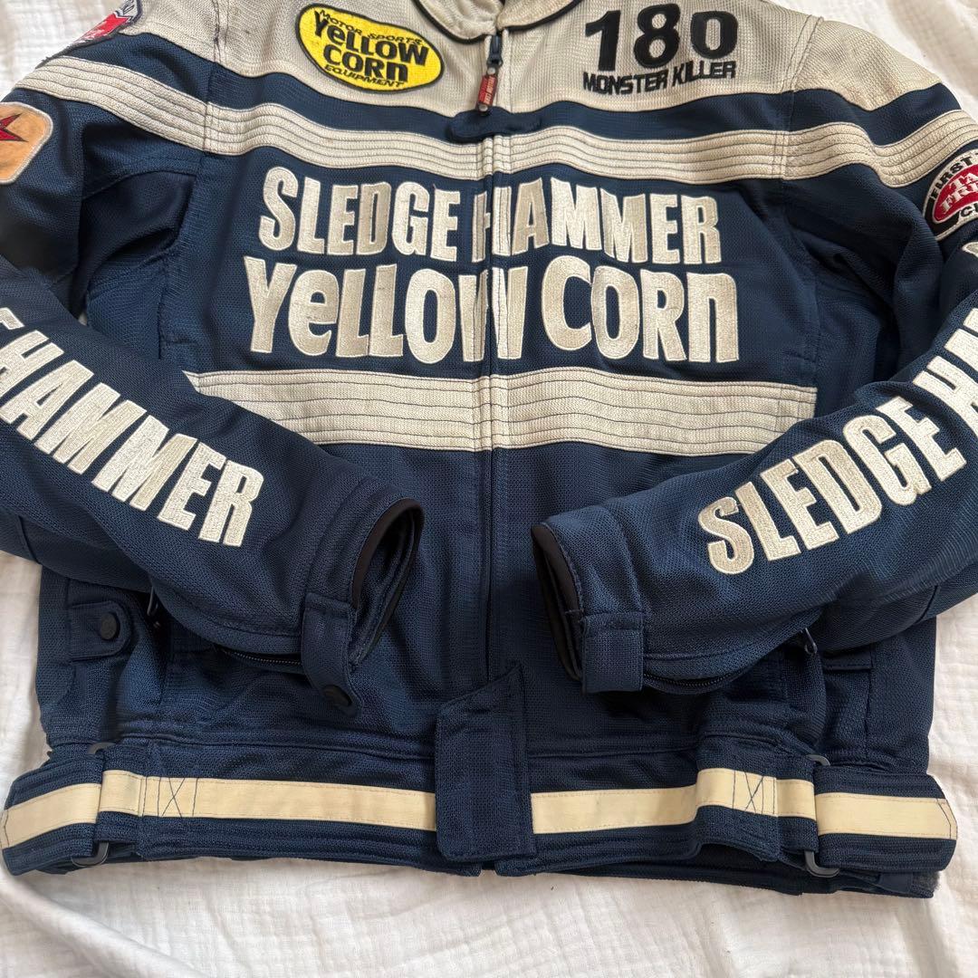美品☆YeLLOW CORNメッシュバイクジャケット　3L