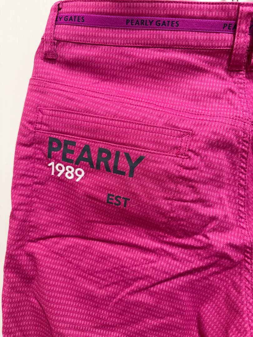 PEARLY GATES パープルピンク ゴルフパンツ サイズ5 パーリーゲイツ