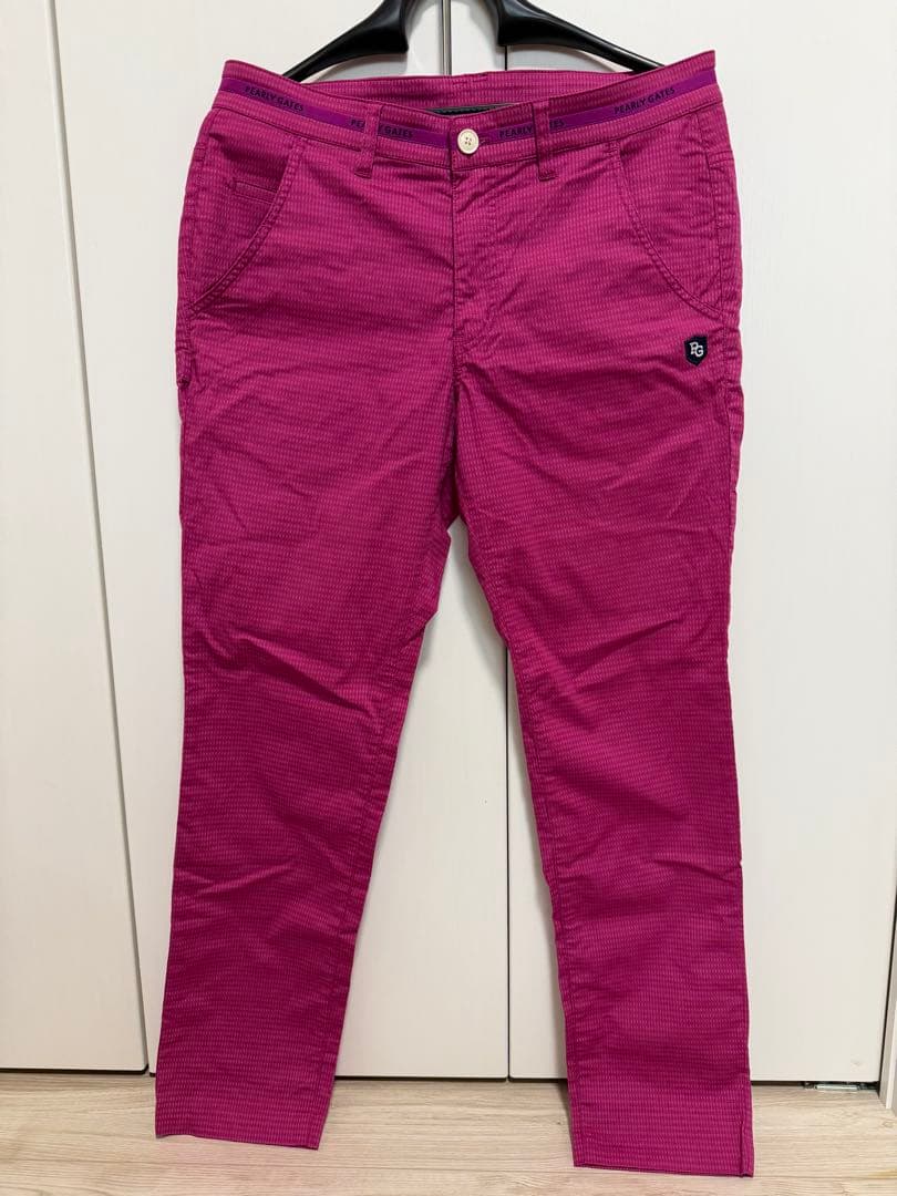PEARLY GATES パープルピンク ゴルフパンツ サイズ5 パーリーゲイツ