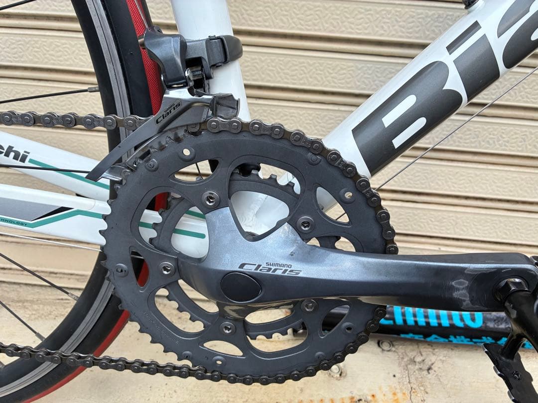 【整備済】ロードバイクBianchi VIA NIRONE7 AL CLARIS